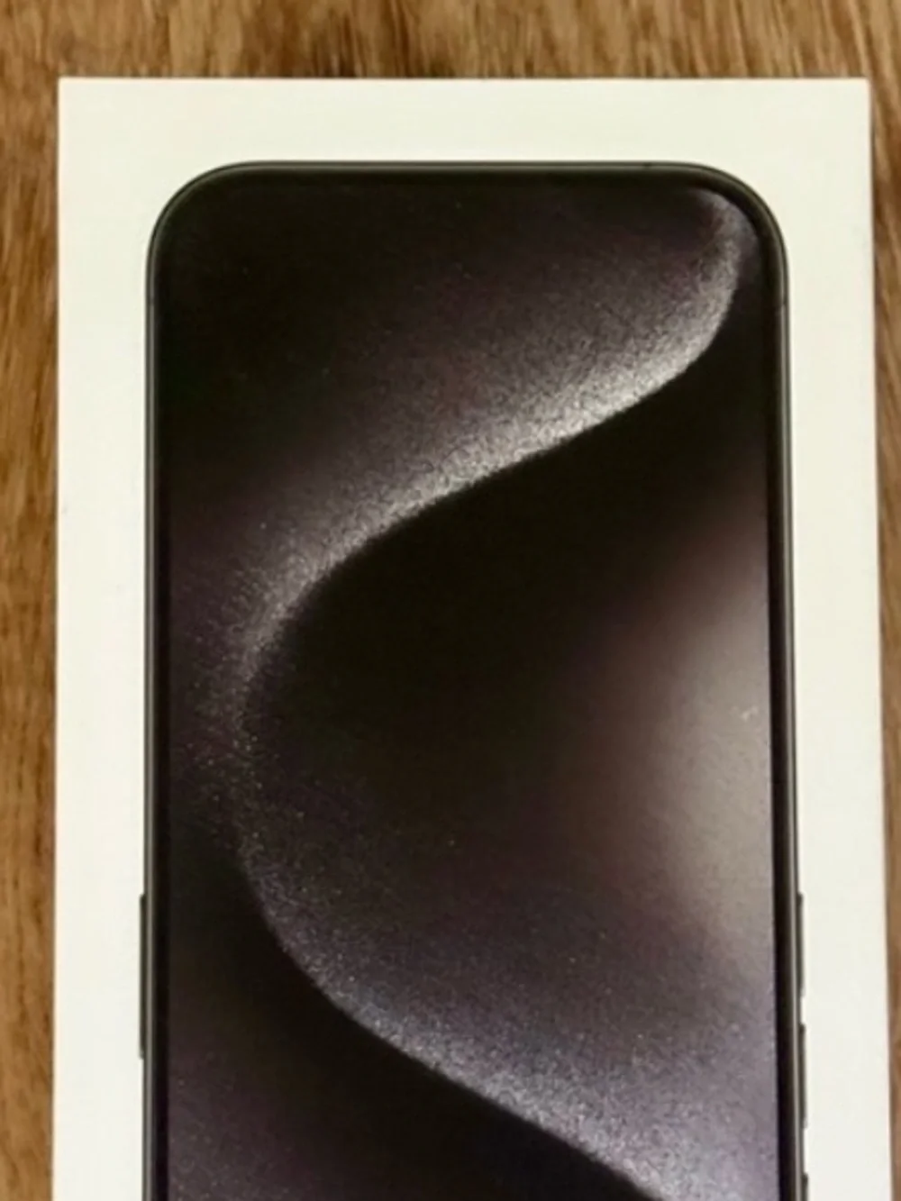 Apple iPhone 15 Pro Black Titanium Box 128GB– Empty Box Only